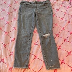 Universal Thread Women's Skinny Jeans in Gray